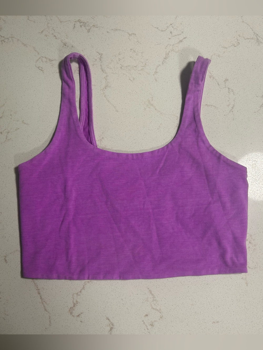 wild fable Purple Scoop Neck Crop Tank